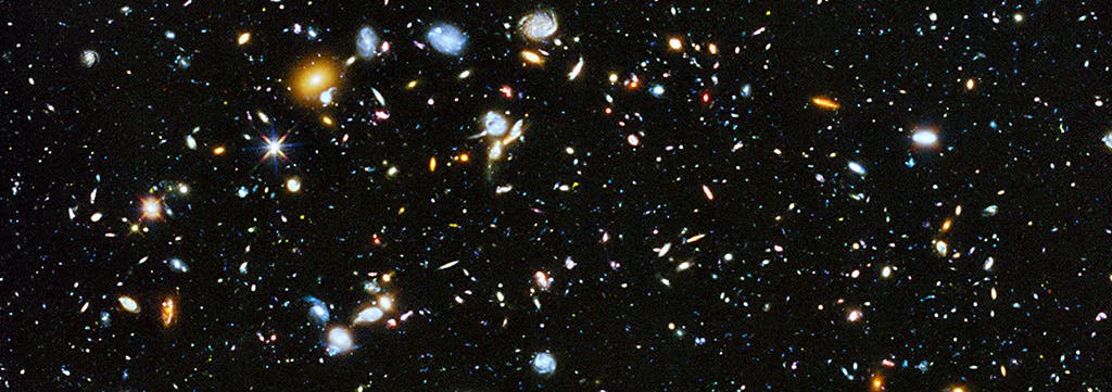 The Hubble space telescope's 'ultra deep field' image