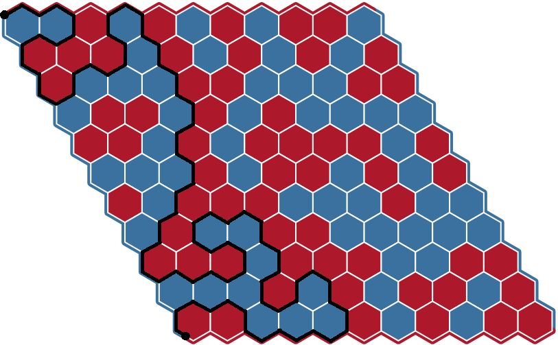 The fully filled hex grid, with the full path construction added